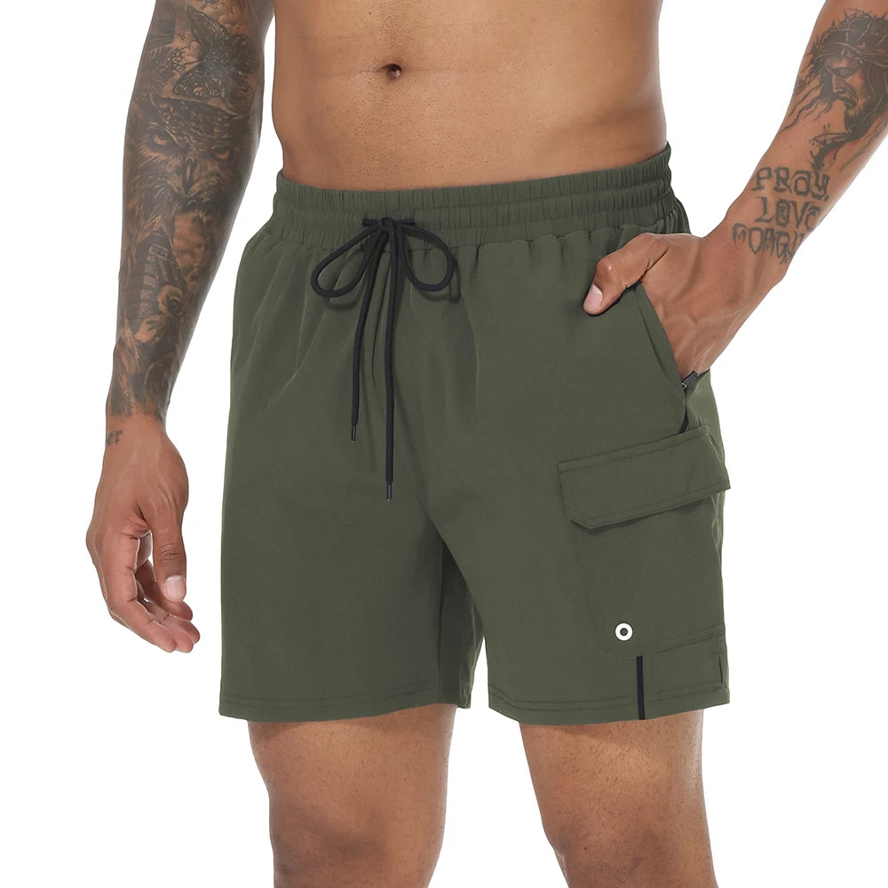 bermuda masculina casual fitness, shorts esportivos com elasticidade, roupa para academia masculina, short masculino sem transparência