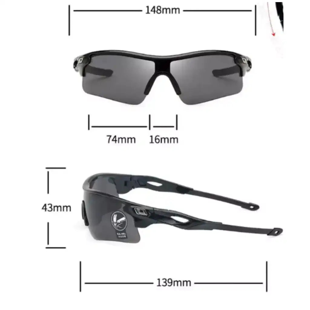 Kit 2 Óculos Corrida Proteção UV 400 MTB