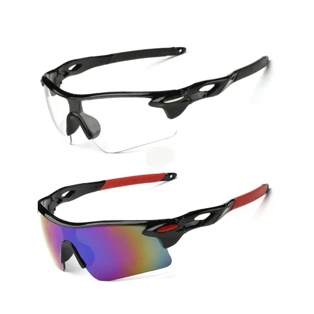 Kit 2 Óculos Corrida Proteção UV 400 MTB