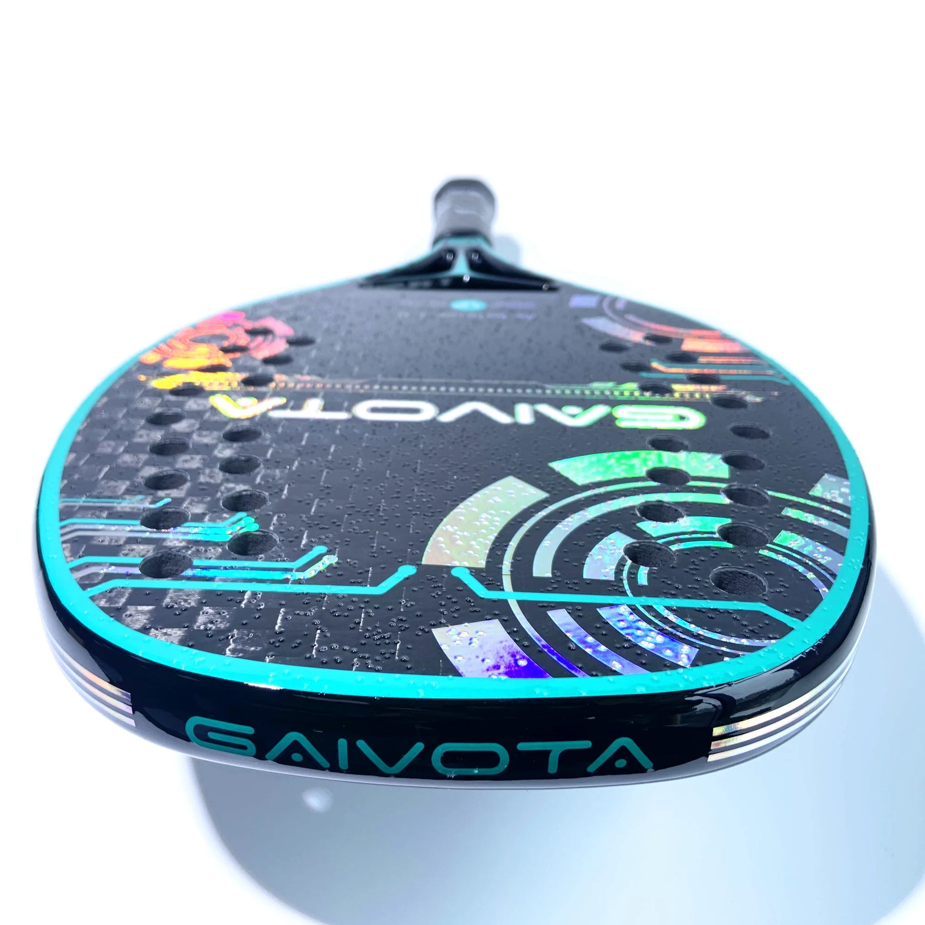 Raquete Beach Tennis 12K, Raquete Profissional, Raquete Carbono Avançada, Raquete com Superfície Rugosa, Raquete com Capa