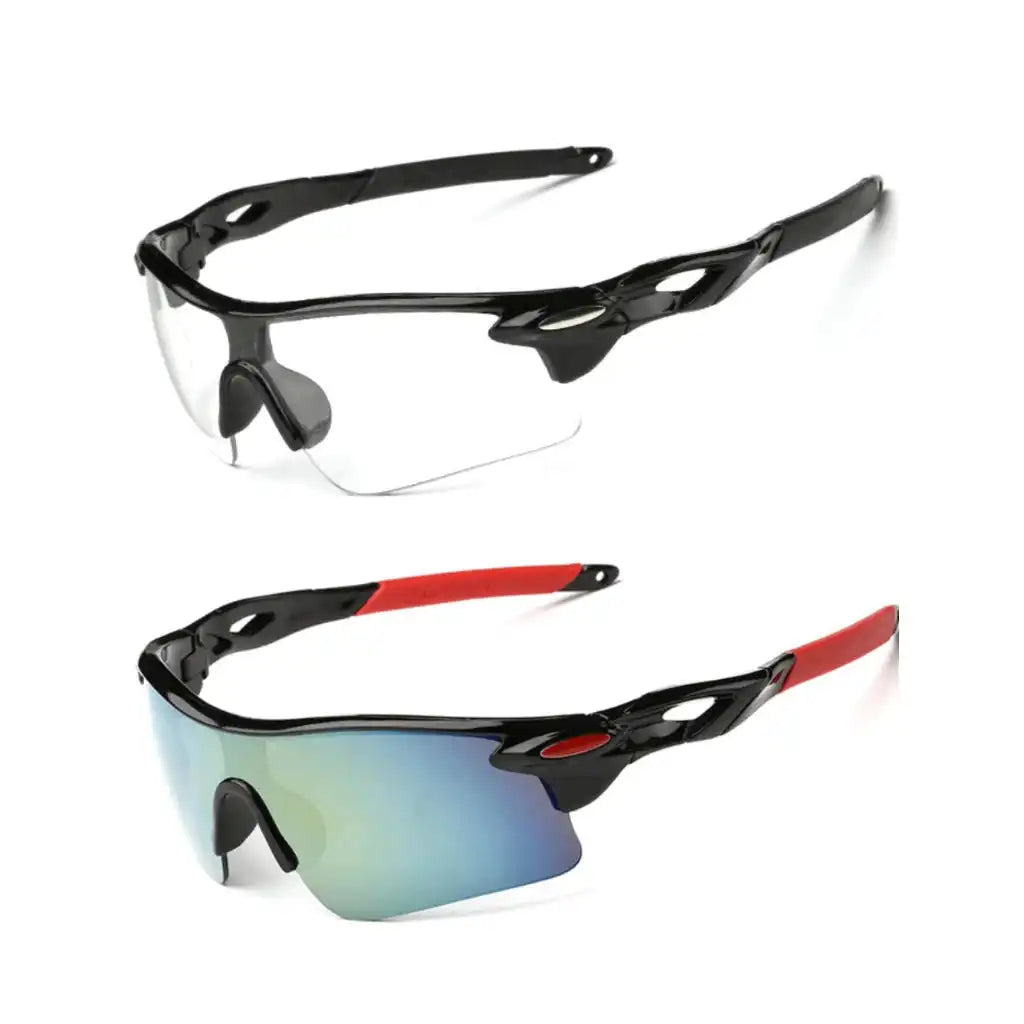 Kit 2 Óculos Corrida Proteção UV 400 MTB