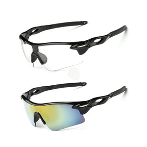 Kit 2 Óculos Corrida Proteção UV 400 MTB