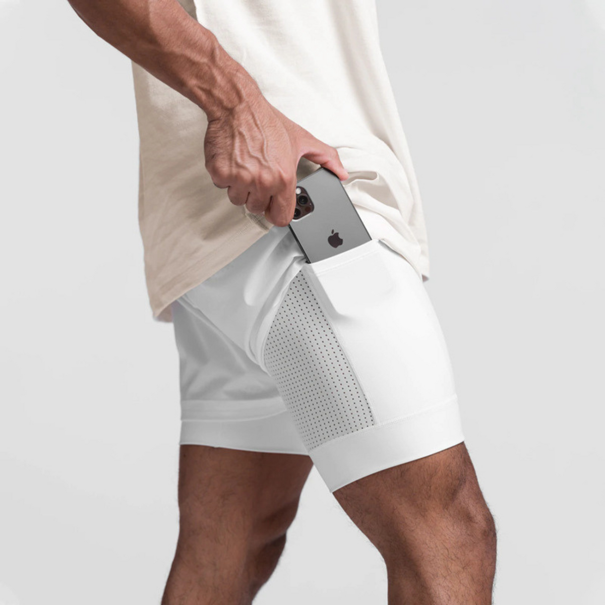 short fitness masculino, short com bolso celular, short treino academia, short masculino dry fit