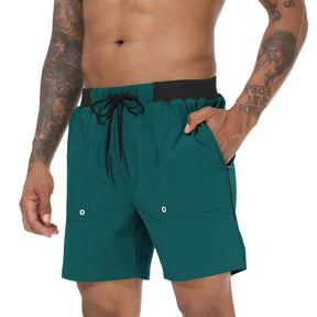 shorts para crossfit masculino, short performance treino, bermuda com short interno, short masculino funcional